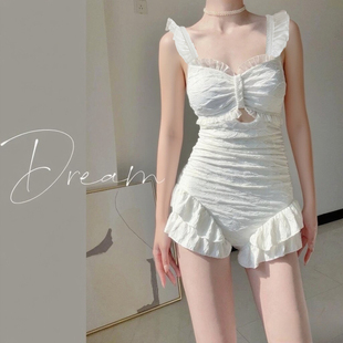 蜜Dream泳衣女高级感2025新款连体超仙绝美女士泳装度假少女保守