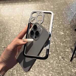 纯边框新款透气苹果边框壳
