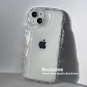 15硅胶软壳13promax全包适用iphone12波浪边11高级感xs 苹果14pro手机壳16 17新款 xr女生网红plus防摔保护套