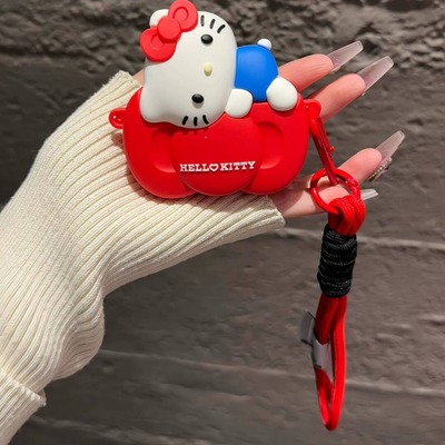 适用小米红米Kitty猫耳机壳