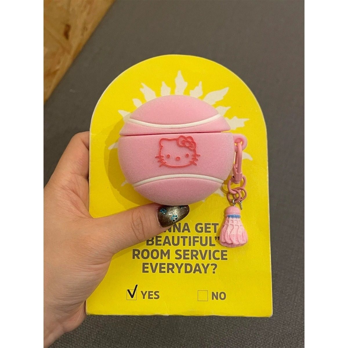 网球kitty猫适用airpodspro3保护套airpods4保护壳pro2苹果蓝牙耳机套盒4四代airpod硅胶ipod软壳防摔卡通,3C数码配件,耳机保护套,淘宝优惠券,粉丝福利购,淘宝优惠卷