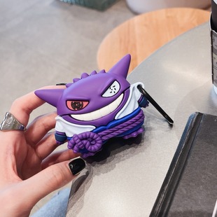 潮 男女款 创意卡通佐助耿鬼适用Baseus倍思M2sPro耳机壳倍思m2s保护套倍思M2全包防摔M2 小众硅胶软盒m2s个性