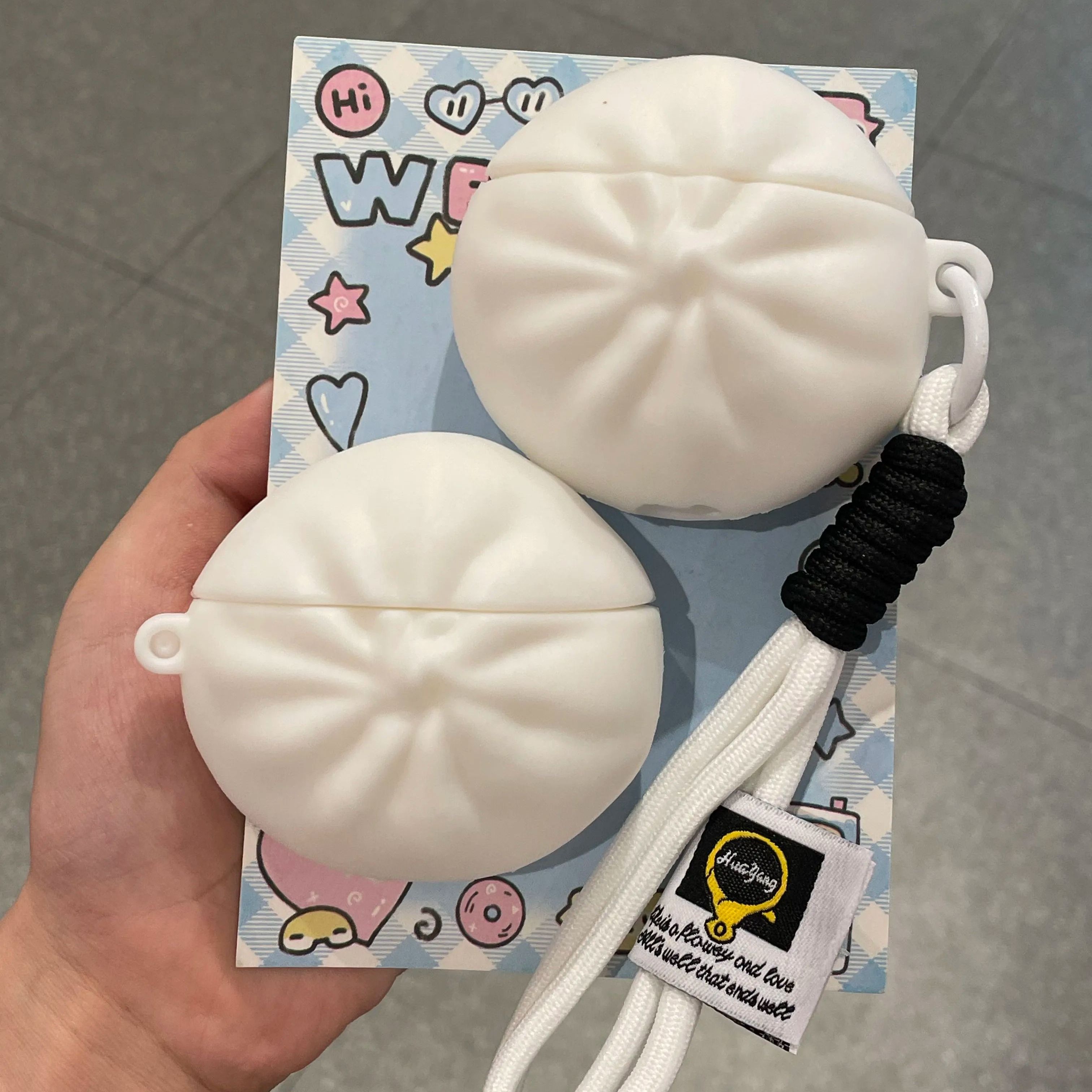 趣味创意仿真包子Freebuds耳机壳