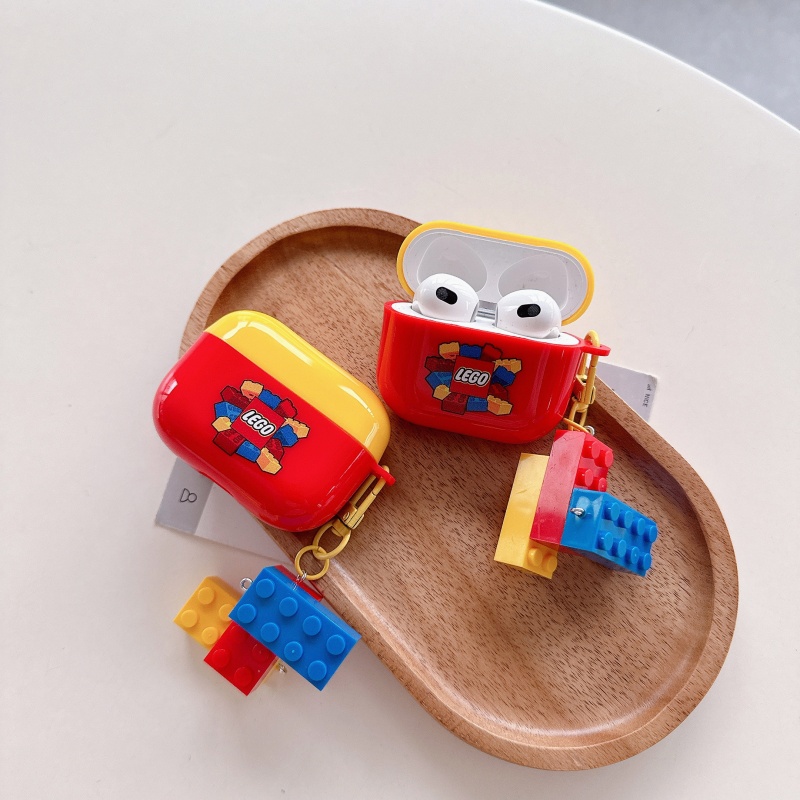 三色积木适用AirPodsPro2保护套