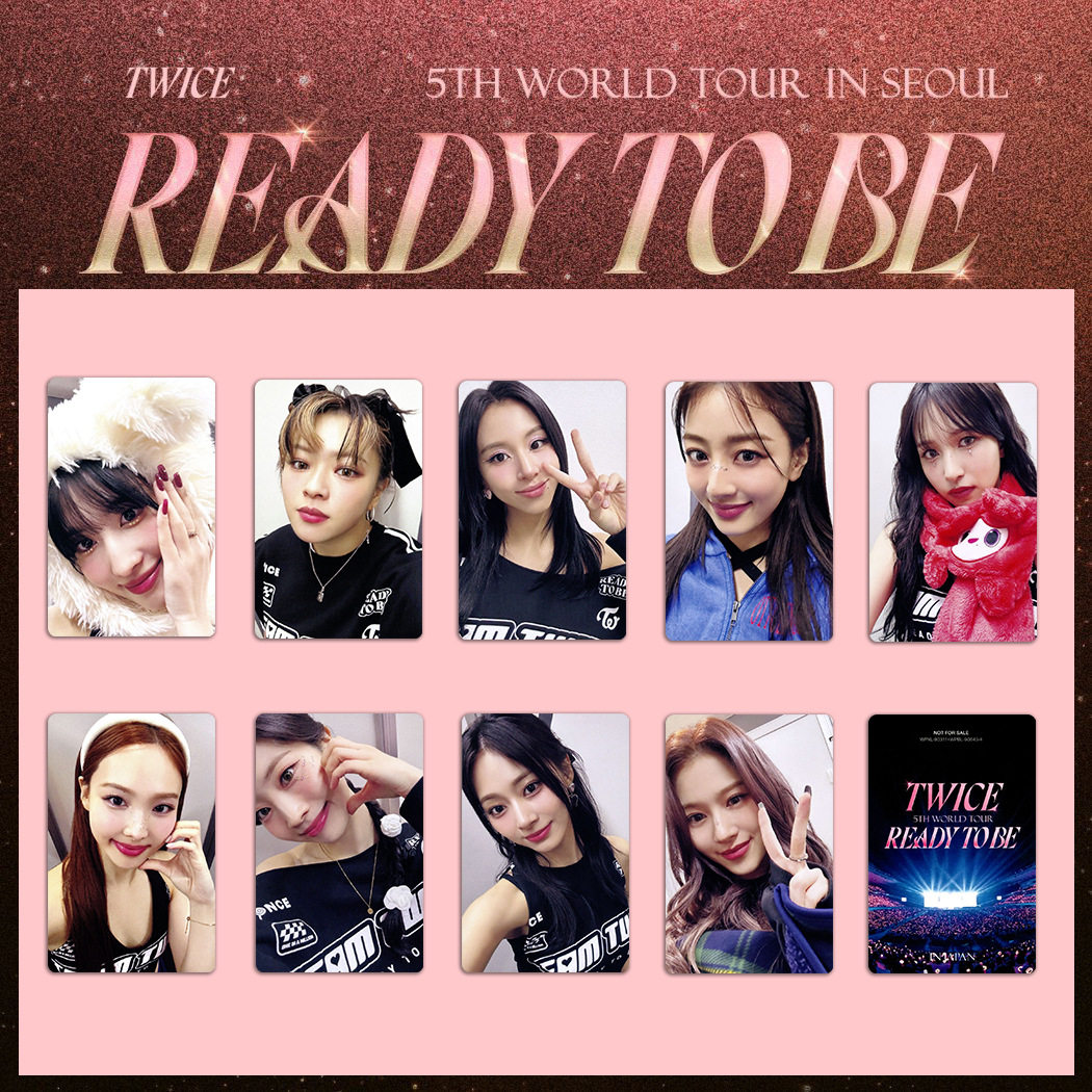 twice 5th ready to be世巡小卡 演唱会周边小卡 photocard