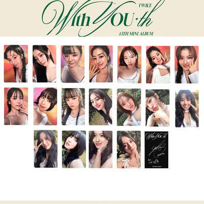 TWICE 周边自制随机小卡 With YOU-th美图收藏 Photocards ONCE