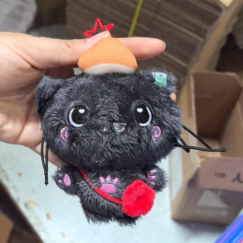 现货NT WISH 花园划愿 快闪奶茶猫娃娃钥匙扣 sakuya RIKU YUSHI