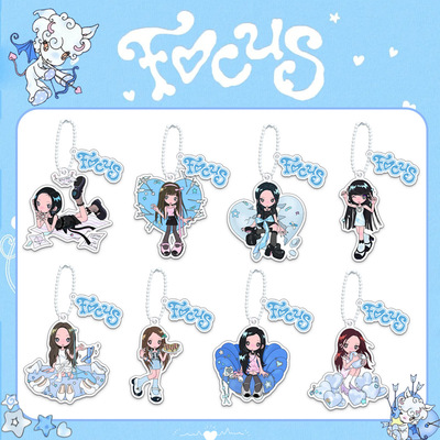 Hearts2Hearts卡通珠链钥匙扣