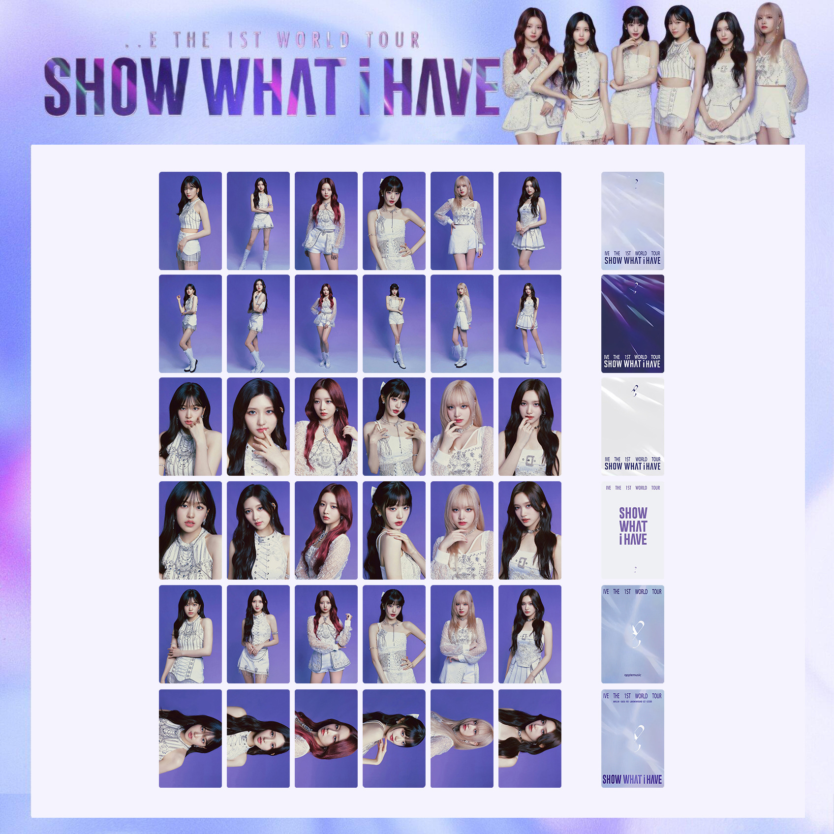 IVE SHOW WHAT I HAVE official KIT PHOTO 世界巡回卡B