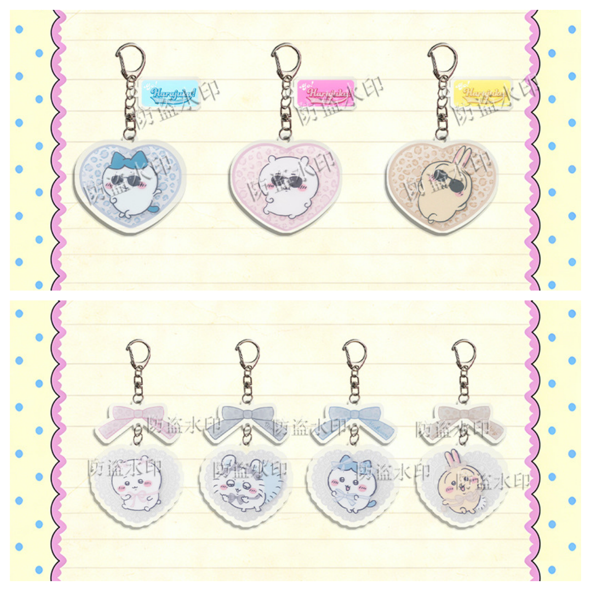 chiikawa新周卡通亚克力钥匙扣