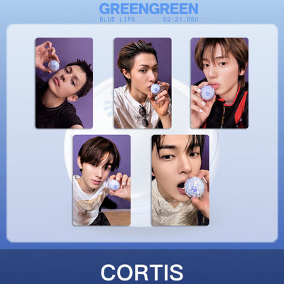 CORTISGREENGREEN蓝唇膏小卡
