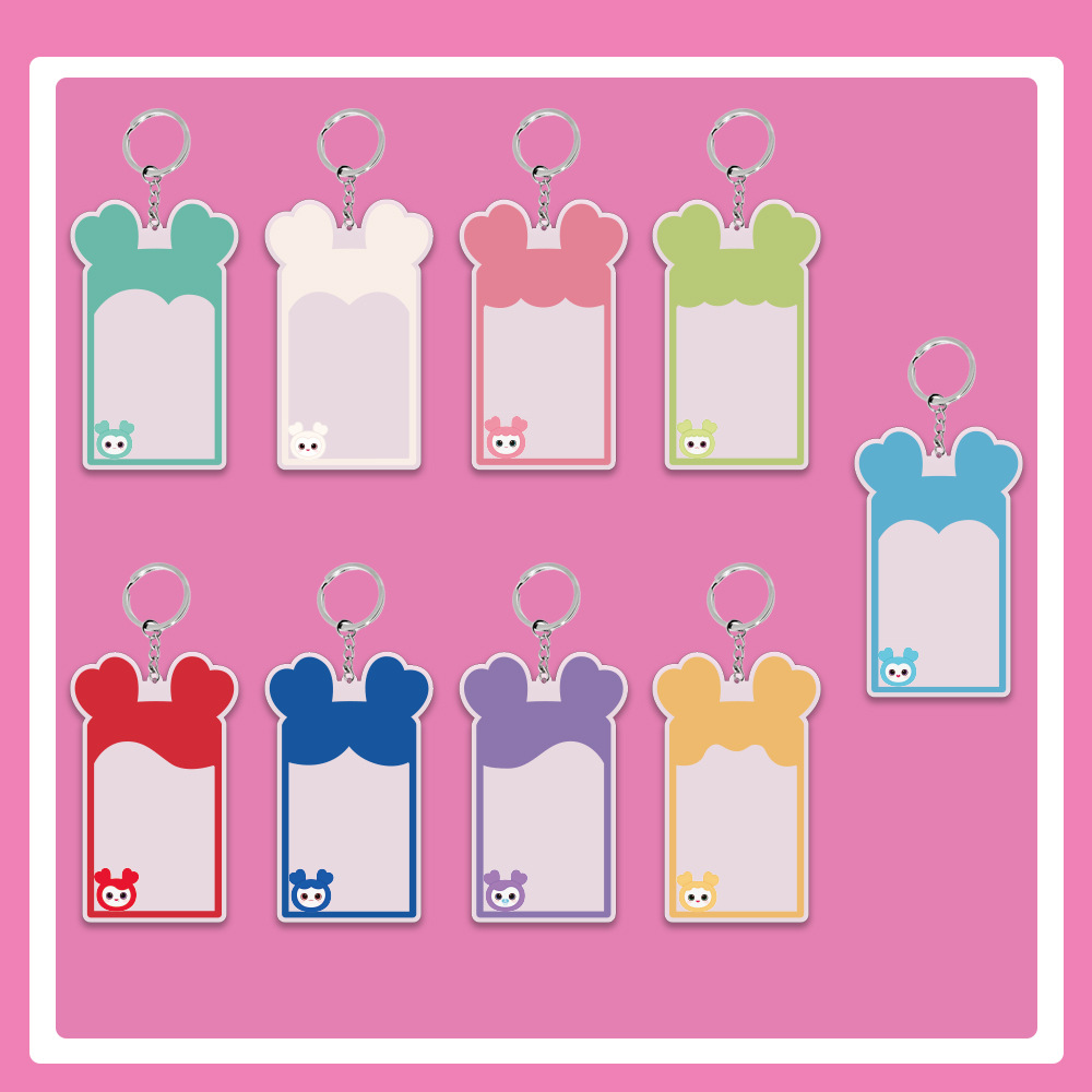 TWICE小卡相框钥匙扣收纳挂件