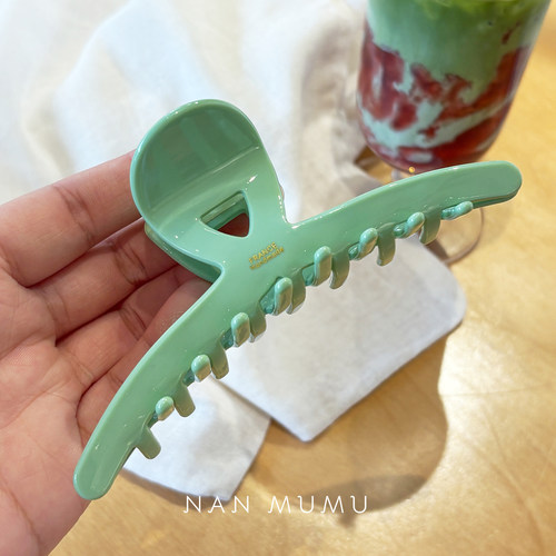 NANMUMU醋酸大号鲨鱼夹 韩国进口发量大饱满后脑勺抓夹高级感发夹