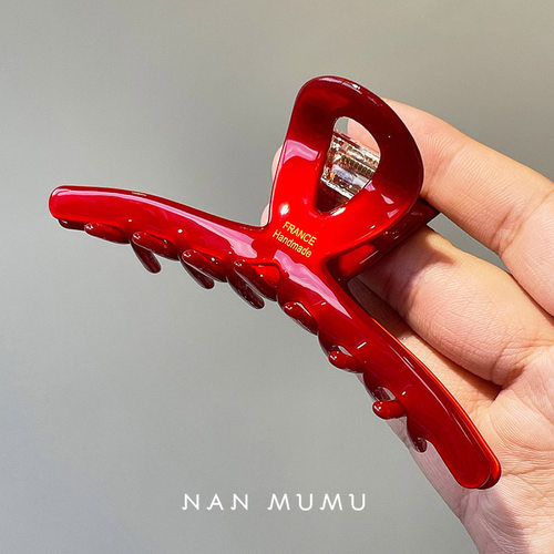 韩国醋酸ins又字型大号抓夹