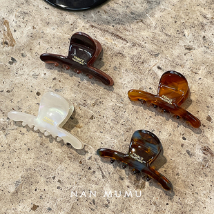 2025新款 秋冬france醋酸小号抓夹女半扎发量少发夹发卡碎发刘海夹