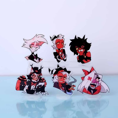 地狱客栈周边同人立牌阿拉斯托路西法安吉尔表情包亚克力立牌