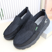 新款 爸爸鞋 老北京布鞋 圆头宽松百搭肥款 轻 网面透气男单鞋 24年夏季