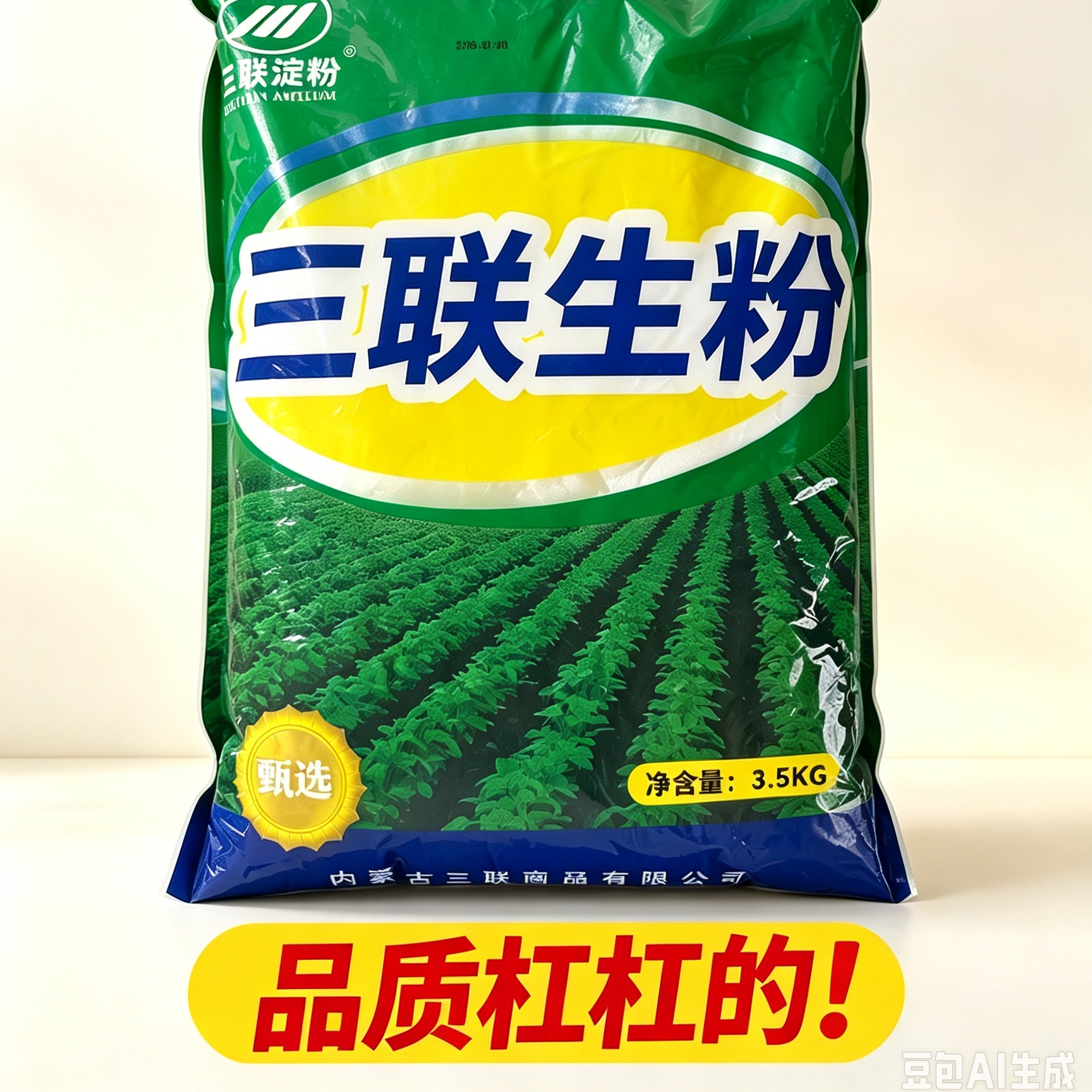 内蒙古纯土豆淀粉洋芋马铃薯生粉大包装商用家用食用勾芡无添加剂