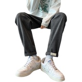 2025春季新款男士休闲长裤灯芯绒微弹潮流港风日系高质量K80-P50，男装休闲裤，星座715-4