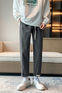 2025春季新款男士休闲长裤灯芯绒微弹潮流港风日系高质量K80-P50图片
