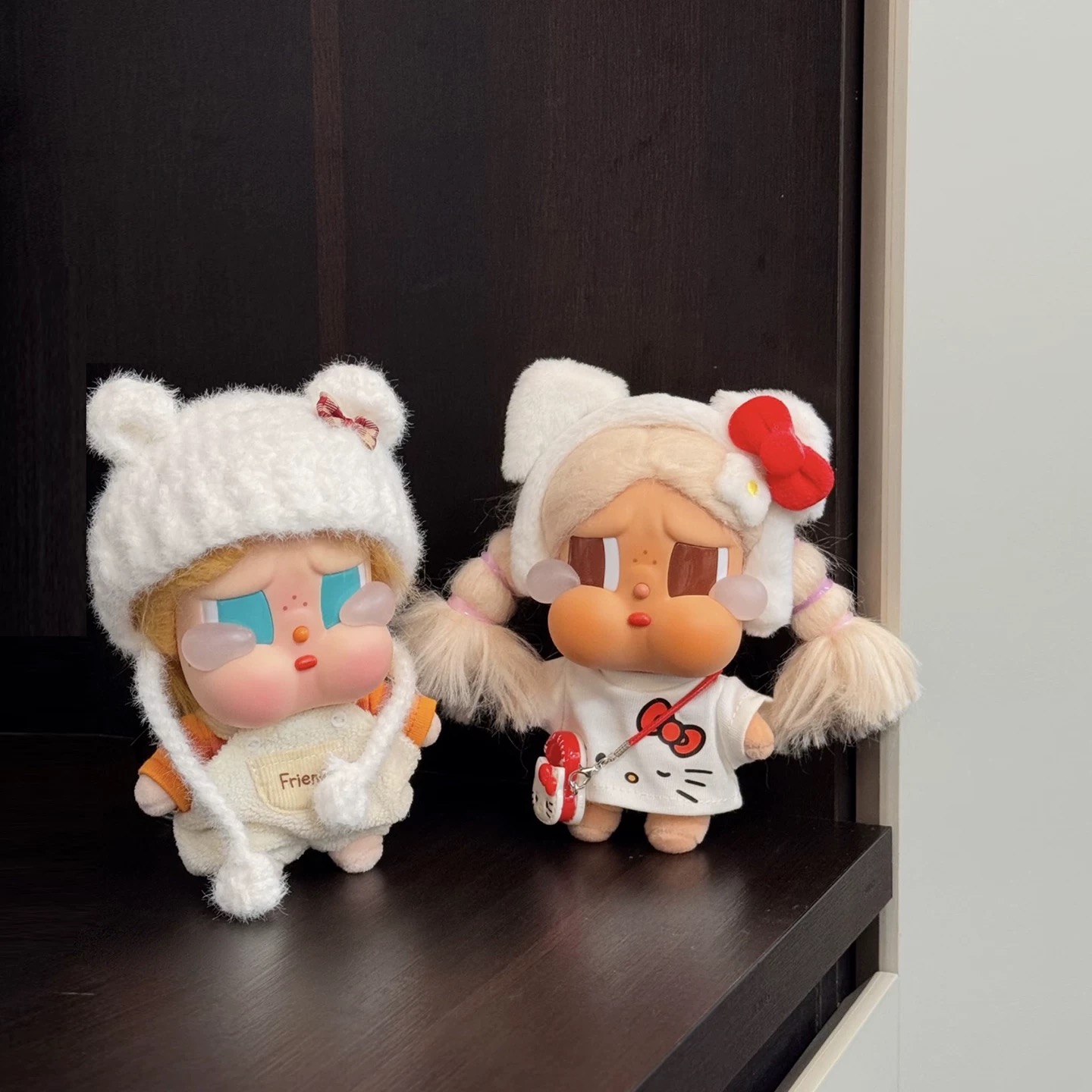 适用于哭娃Crybaby vacation搪胶毛绒衣服娃衣套装秋冬毛衣裙子