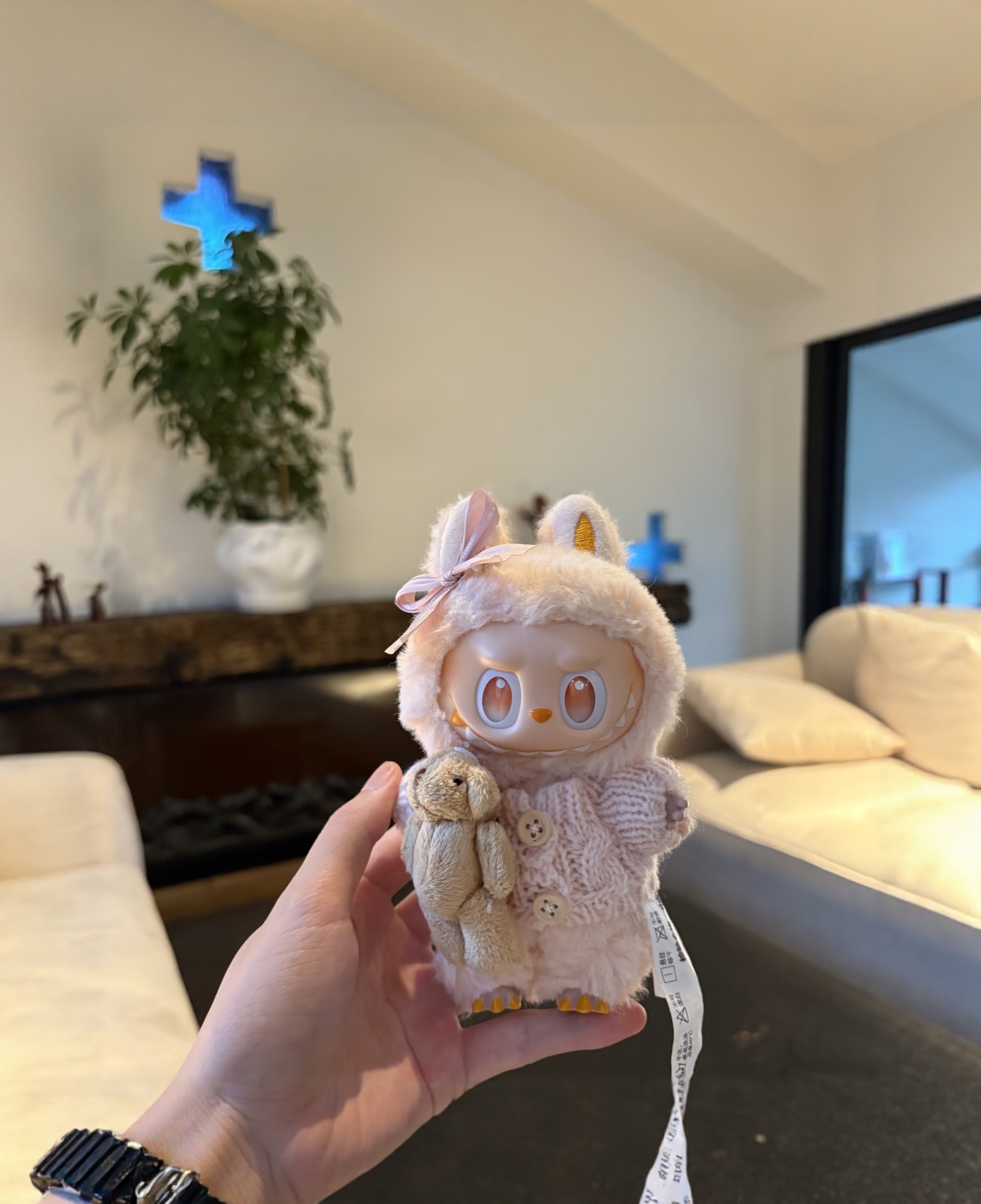 适用一二三代拉布布毛衣套装娃衣套装毛衣衣服毛衣连衣裙Labubu