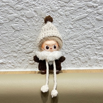 适用mini拉布布四代娃衣针织套装迷你4代labubu新款心底密码娃衣