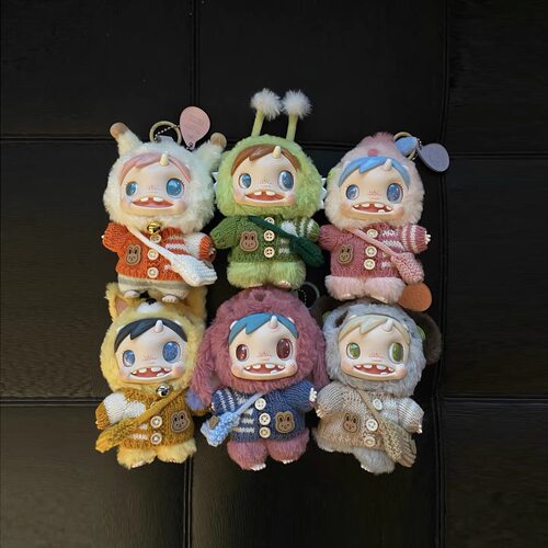 宝拉娃衣POLAR怪物收藏系列毛绒挂件手工衣服着替可换装泡泡玛特