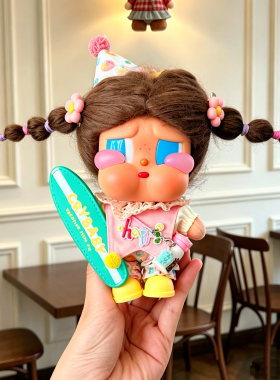 适用哭娃Crybaby vacation搪胶毛绒衣服娃衣套装连衣裙套装裙子