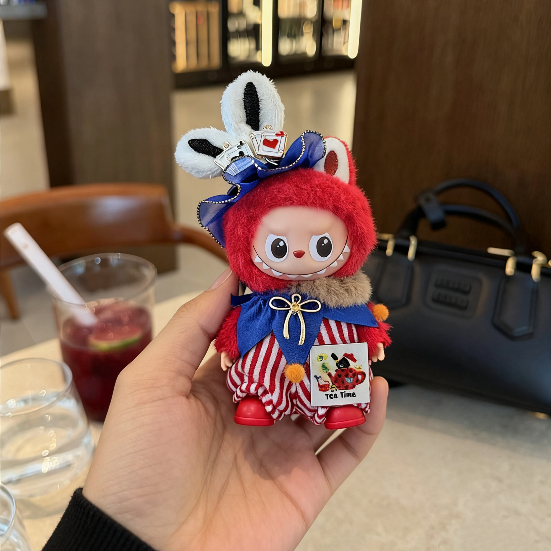 4.0拉布布迷你四代10cm娃衣心动密码小丑套装labubu衣服着替