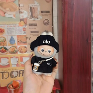 10cm拉布布4.0心底密码labubu四代娃衣mini迷你衣服新款原创可穿