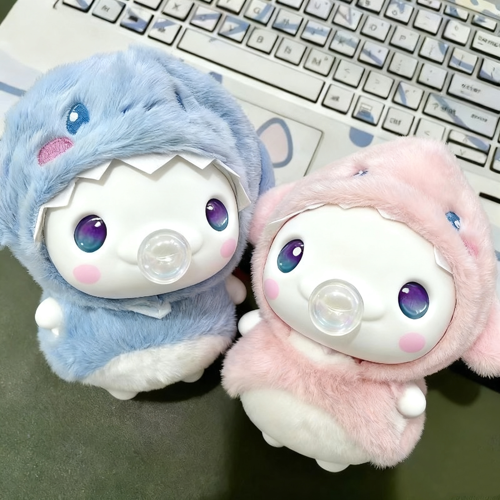 适用于大湾鸡10cm娃衣全运会吉祥物大湾鸡公仔帽子配件全运会娃衣