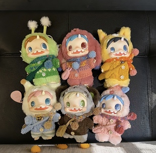 宝拉娃衣POLAR怪物收藏系列毛绒挂件手工衣服着替可换装 泡泡玛特