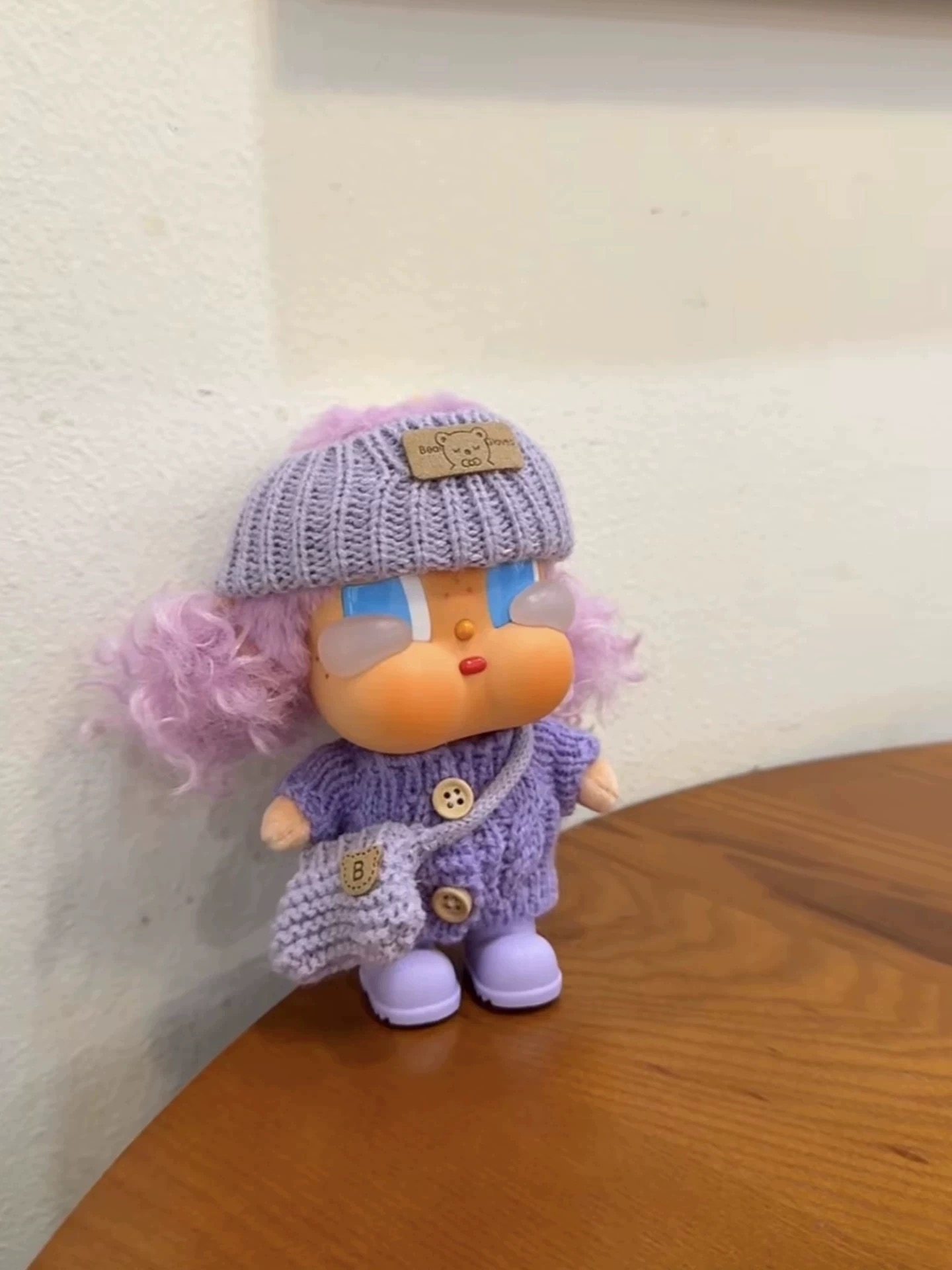 适用哭娃Crybaby vacation搪胶毛绒衣服娃衣套装秋冬毛衣裙子