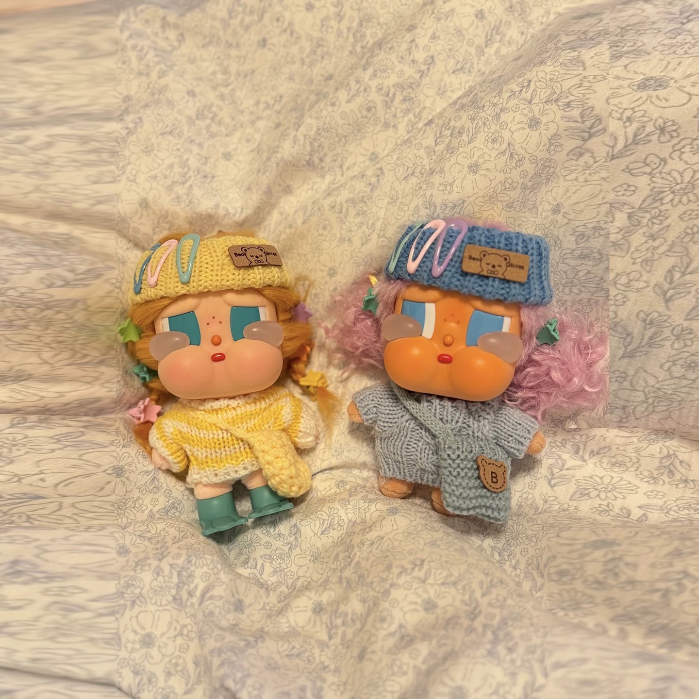 适配哭娃crybaby娃衣毛衣套装vacation搪胶玩偶可爱衣服着替换装