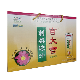 广西乐业县刺梨饮品 果汁浓缩汁245ml*10听夏季送礼