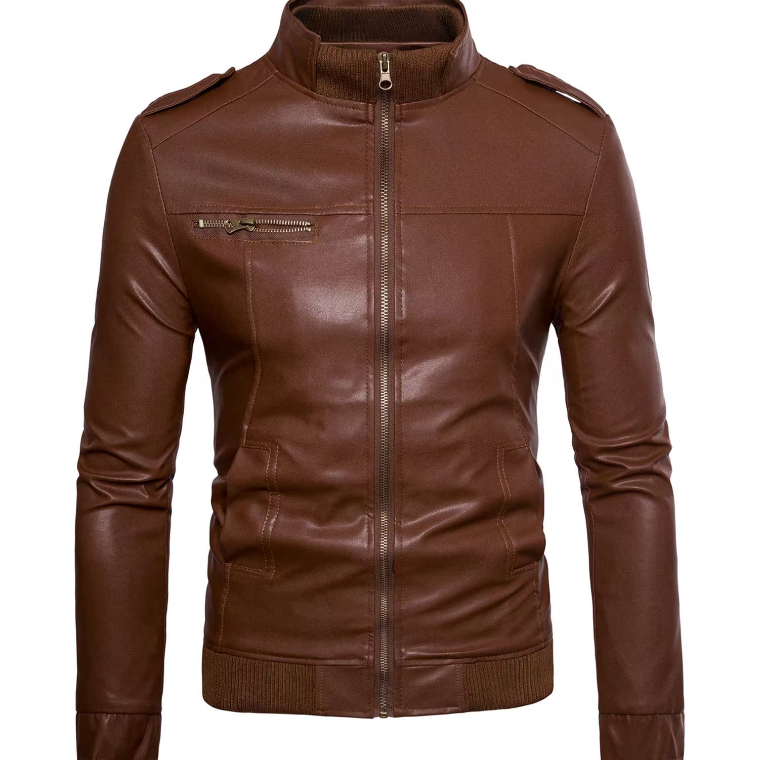 皮衣Men's Leather jacket Men Water wash Motorcycle leather在类目 男装, 皮衣中 - 来自Buy2taobao.com提供专业的淘宝代购服务
