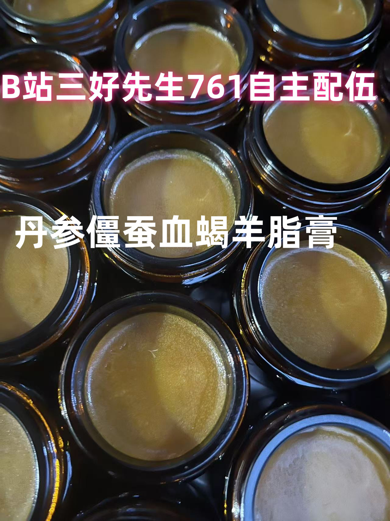 羊脂疤痕膏丹参白僵蚕秦艽龙血蝎王不留行水蛭b站三好先生761