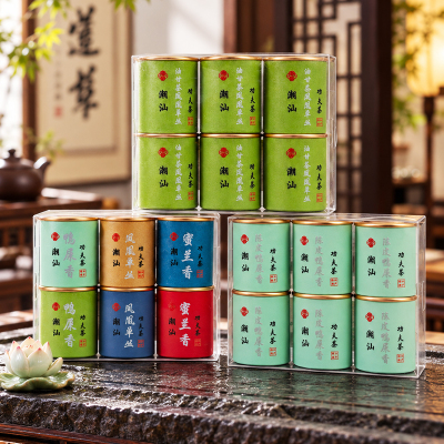 凤凰单枞茶油柑单丛茶陈皮鸭屎香