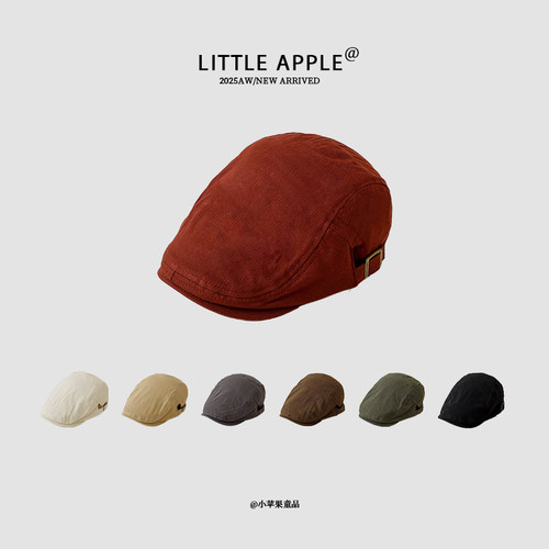英伦复古~儿童文艺前进帽贝雷帽