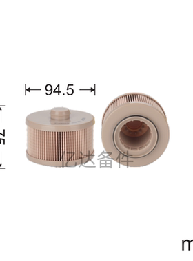 适用于YA0024701/R58060-10/YN00024697挖掘机发动机油水滤芯