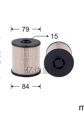 适用于LC594/400508-00101/400403-00444A挖掘机发动机油水滤芯