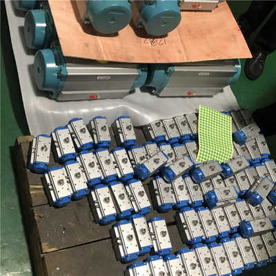 执行器AT气动头球阀蝶阀风阀单双作用弹簧复位角行程气缸销子FO