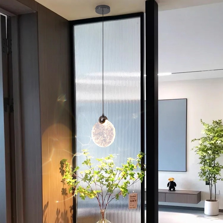 水晶床头小吊灯氛围感装饰卧室高级感浮冰轻奢入户过道玄关吊线灯