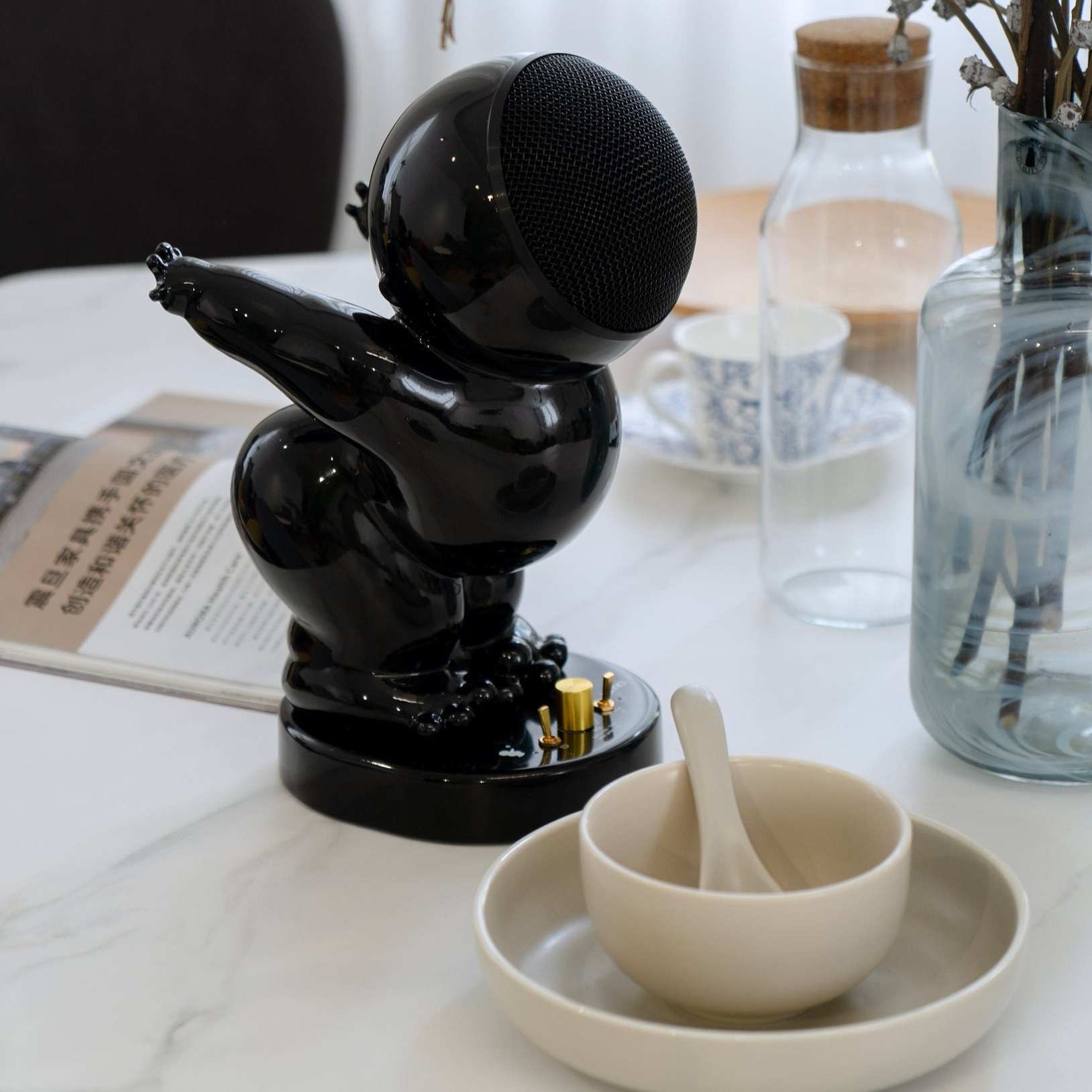 蓝牙音响桌面音响光头仔