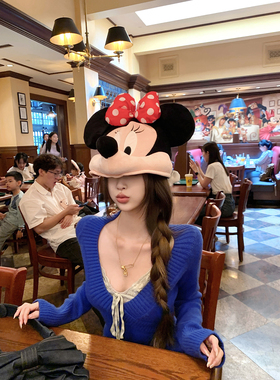 Thas9i九亿 设计感交叉罗口V领修身针织衫女蕾丝内搭坑条三角吊带