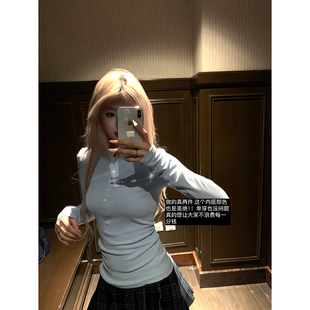 女秋冬保暖内搭打底弹力上衣 舒适亲肤微透长袖 Thas9i九亿 舒芙蕾