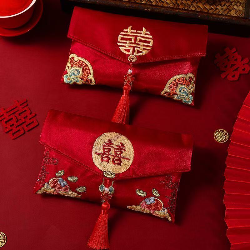 结婚红包袋万元改口敬茶