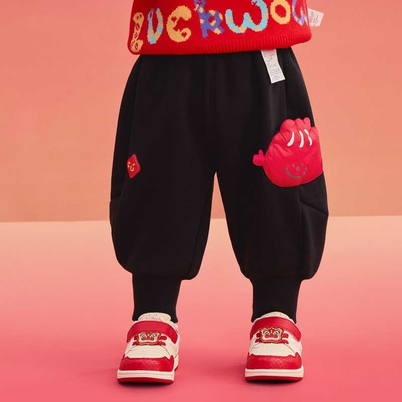 品牌童装宝宝裤子婴儿加绒长裤春装2026新款拜年服儿童加厚休闲裤,童装/婴儿装/亲子装,裤子,淘宝优惠券,粉丝福利购,淘宝优惠卷