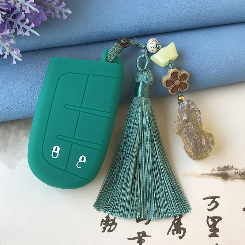 吉普JEEP自由光汽车钥匙包硅胶套